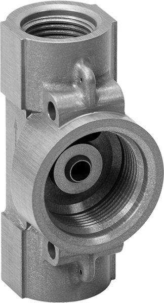 Steel machined part