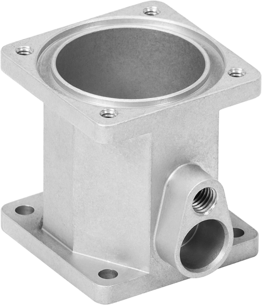Aluminum machined parts with a lot of machined features
