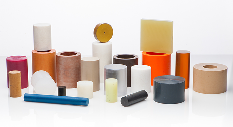 Various plastic materials and shapes and sizes